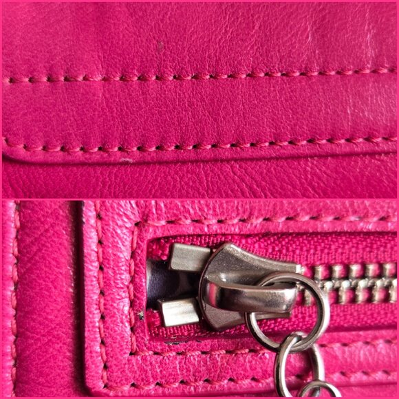 Coach Poppy Pink Liquid Gloss Purse - Picture 11 of 14